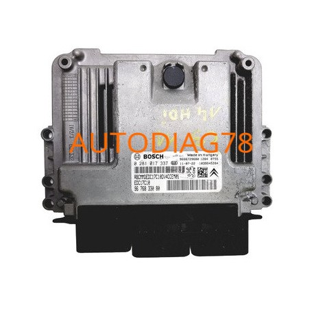 CALCULATEUR MOTEUR CITROEN C3 1.6 HDI EDC17C10 BOSCH 0 281 015 849, 0281015849, 96 742 540 80, 9674254080 Calculateur Moteur|...