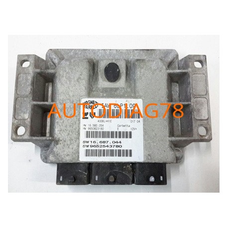 CALCULATEUR CITROEN C4 1.4 16V MAGNETI MARELLI IAW 6LP2.05, IAW6LP205, HW 16.631.054, 9653979480, SW 16.735.054, 9659099180 C...