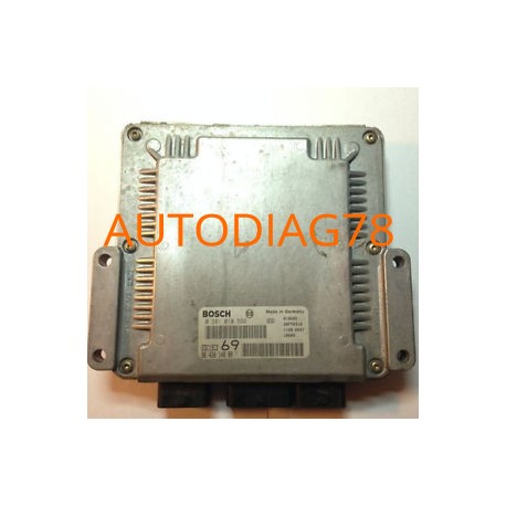 CALCULATEUR MOTEUR CITROEN C5 2.2L HDI BOSCH 0 281 011 780, 0281011780 EDC15C2 96 409 381 80, 96 529 662 80 Calculateur Moteu...
