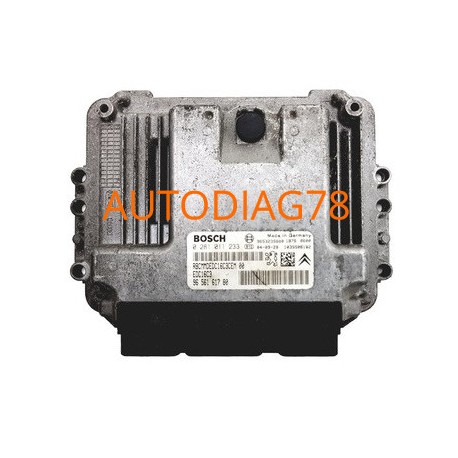 CALCULATEUR MOTEUR PEUGEOT 407 1.6 HDI BOSCH 0281012984, 0 281 012 984, EDC16C34, 9662213380, 96 622 133 80 Calculateur Moteu...