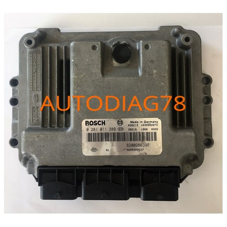 CALCULATEUR MOTEUR RENAULT MEGANE SCENIC 2.0 DCI BOSCH EDC16+ 0281011814, 0 281 011 814, 8200462452, 8200589813 Calculateur M...