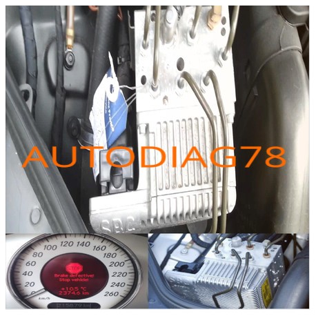 Réparation bloc ABS SBC Mercedes class E W211 mercedes class E , R et SL