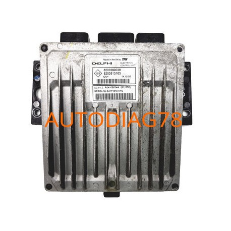 CALCULATEUR MOTEUR VIERGE RENAULT NISSAN 1.5 DCI, DELPHI DDCR, R0410C119A, 8200331477, 8200355857, 81088A Calculateur Moteur|...