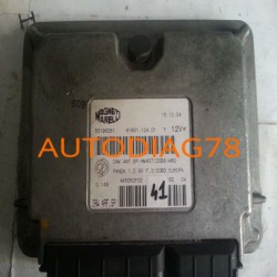 CALCULATEUR MOTEUR FIAT PANDA 1.1 magneti marelli 51793113, IAW 4AF.SS/HW407/20BB-WFT, 61601.125.02, 66JF1TL9H