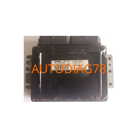 CALCULATEUR MOTEUR RENAULT VIERGE SIEMENS SIRIUS 32 S110030006, 7700114503, 7700110471 Calculateur Moteur|autodiag78