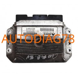 CALCULATEUR MOTEUR RENAULT CLIO 1.4 16V SAGEM S3000 8200504593 8200461733 Calculateur Moteur|autodiag78