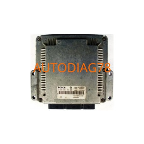 CALCULATEUR MOTEUR RENAULT LAGUNA 1.9 DCI F9Q BOSCH 0281011101, 0 281 011 101, 8200163528, 8200095416, 1039S00271 Calculateur...