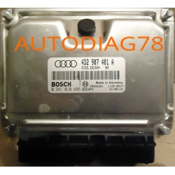 CALCULATEUR MOTEUR AUDI A8 2.5 TDI BOSCH 0 281 010 495, 0281010495, 4D2 907 401 A, 4D2907401A, EDC15VM+