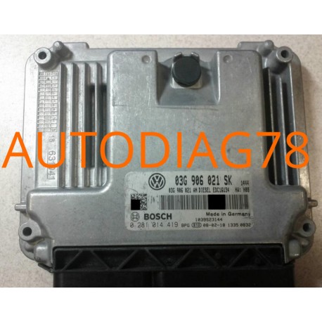 CALCULATEUR MOTEUR RENAULT LAGUNA 1.9 DCI, BOSCH 0 281 013 365, 0281013365, 8200756574, 8200527713 Calculateur Moteur|autodiag78