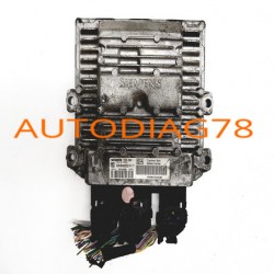 CALCULATEUR MOTEUR CITROEN C3 1.4 HDI 5WS40021F-T SIEMENS SID 802, SID802, SW9647202380, SW 9647202380, HW9643455080, HW 9643...