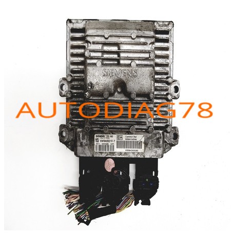 CALCULATEUR MOTEUR CITROEN C3 1.4 HDI 5WS40021F-T SIEMENS SID 802, SID802, SW9647202380, SW 9647202380, HW9643455080, HW 9643...