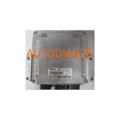 CALCULATEUR MOTEUR PEUGEOT 307 2.0 HDI, BOSCH 0 281 011 248, 0281011248, EDC15C2 89, 96 521 837 80, 965218378 Calculateur Mot...