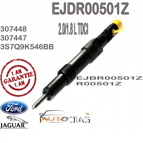 EJDR00501Z Injecteur FORD MONDEO MK3 2003 ON 2.0 TDCi DIESEL FUEL 115 - 125 CV Echange Réparation LEBONCOIN Delphi