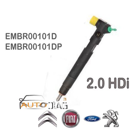 Injecteur DELPHI EMBR00101D R00101DP 2.0 HDi 2.0 TDCi EMBR00101D - EMBR00101DP autodiag78.com