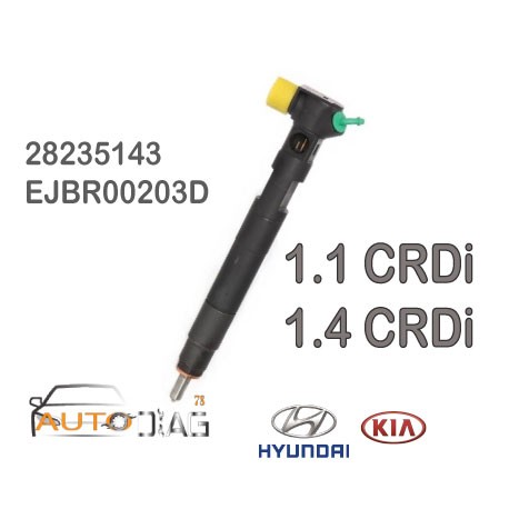 INJECTEUR DELPHI 28235143  28235143 - EJBR00203D autodiag78.com