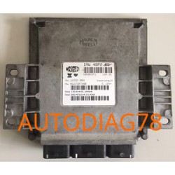 CALCULATEUR MOTEUR PEUGEOT 206 1.1, IAW48P270, IAW48P2.70, IAW 48P2.70, HW 9643707380, 16552.004, SW 9645243180, 16449.094