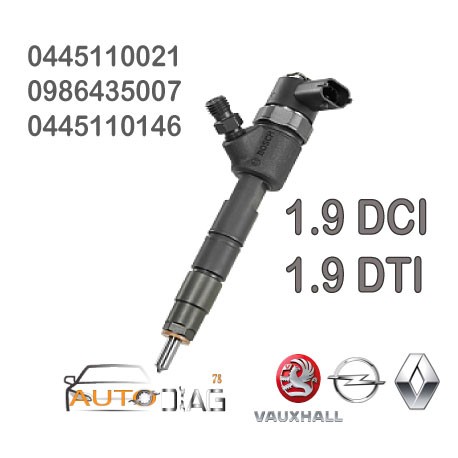INJECTEUR BOSCH 0445110021 0986435007 0445110021 - 0 986 435 007 autodiag78.com