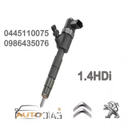 INJECTEUR BOSCH 0445110075 0986435076 1.4HDi 0986435085 1980A9 1980K2 1980CZ autodiag78.com