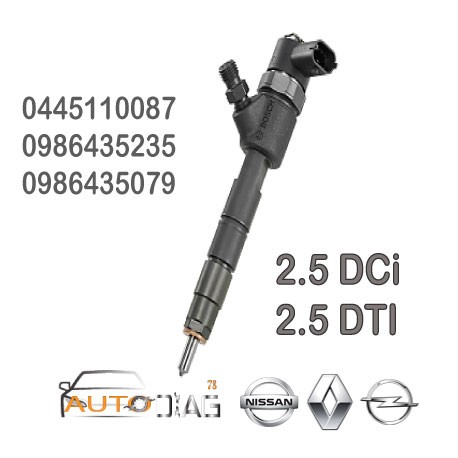 INJECTEUR BOSCH 0445110087 0986435079 0986435235 0 445 110 087 autodiag78.com