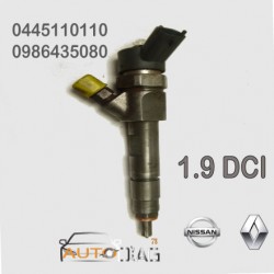 INJECTEUR BOSCH 0445110110 - 0986435080 1.9dCi