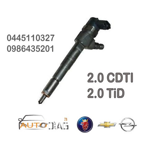 INJECTEUR BOSCH 0445110327 0986435201 0821438 55566050 95517502 autodiag78.com