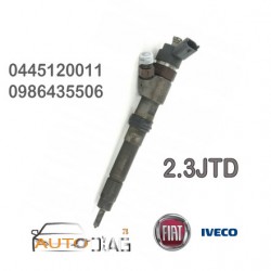 INJECTEUR BOSCH 0445120011 0986435506 IVECO DAILY III 500371101 , 504066141 71724118 autodiag78.com