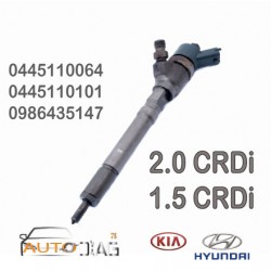 INJECTEUR BOSCH 0445110064 - 0986435147 2.0CRDi