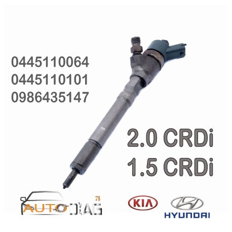 INJECTEUR BOSCH 0445110064 - 0986435147 2.0CRDi 3380027000 , 3380027010 autodiag78.com