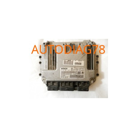 CALCULATEUR MOTEUR PEUGEOT 307 1.6 HDI BOSCH 0281011627, 0 281 011 627, 9656161880, 96 561 618 80, 9653958980, EDC16C34 Calcu...