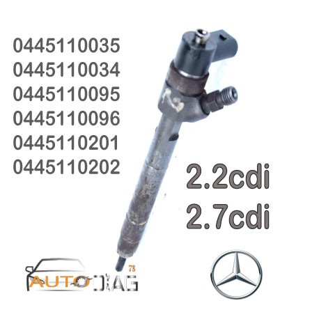 INJECTEUR BOSCH 0445110035 0445110096 0445110202 A6130700187 - 0445110201 autodiag78.com