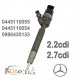 INJECTEUR BOSCH 0445110054 - 0445110055 - A6110701187 0986435133 autodiag78.com