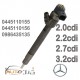INJECTEUR BOSCH 0445110155 - 0445110156 - A6480700187