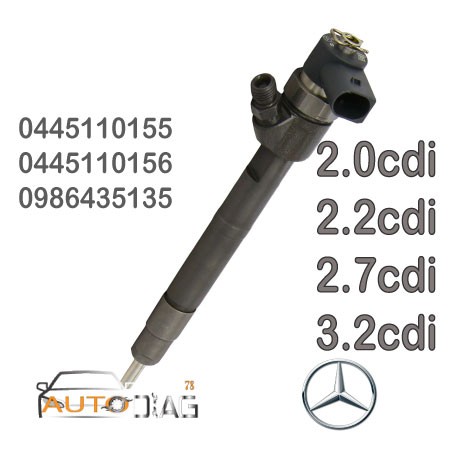 INJECTEUR BOSCH 0445110155 - 0445110156 - A6480700187
