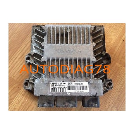 CALCULATEUR MOTEUR CITROEN PEUGEOT 2.0 HDI 90CV SIEMENS SID801A 5WS40104C-T, SW9651942480, HW9647423380 Calculateur Moteur|au...