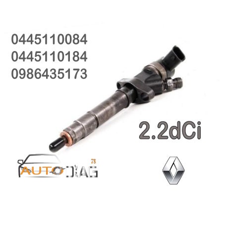 INJECTEUR BOSCH 0445110084 2.2dCi 0986435173 autodiag78.com