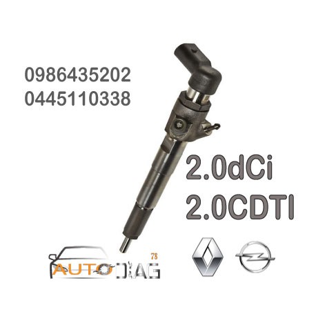 INJECTEUR BOSCH 0445110338 0986435202 autodiag78.com