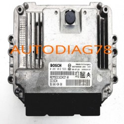 PEUGEOT 207 1.4 HDI BOSCH 0281012523, 0 281 012 523, 9664843480, 96 648 434 80, 9657699480 EDC16C34 1039S10167 Calculateur Mo...