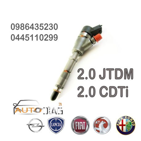 INJECTEUR BOSCH 0445110299 0986435230 autodiag78.com