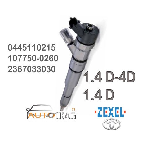 INJECTEUR BOSCH 0445110215 0445110215 autodiag78.com