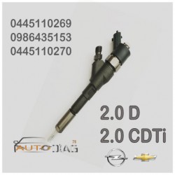 INJECTEUR BOSCH 0445110270 0445110269 - 0986435153 autodiag78.com