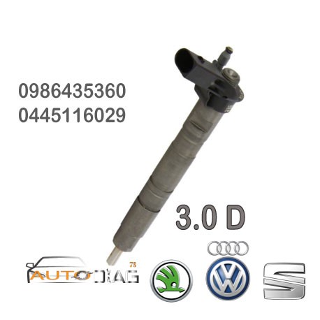 INJECTEUR BOSCH 2.0 TDI 0445116029 0986435360 autodiag78.com