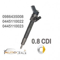 INJECTEUR BOSCH 0445110023 0445110022 SMART 0.8 CDI 0986435008 autodiag78.com