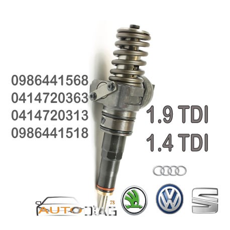 INJECTEUR POMPE BOSCH 0414720363 0414720313 0986441568 0986441518 autodiag78.com