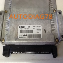 CALCULATEUR MOTEUR PEUGEOT 206 2.0 HDI BOSCH 0281010500, 0 281 010 500, 9641606980, 96 416 069 80 EDC15C2 44 28FM0259
