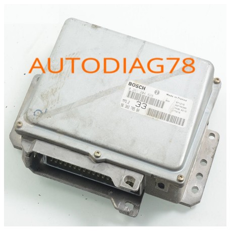 CALCULATEUR MOTEUR PEUGEOT 306 1.6 BOSCH 0261204628, 0 261 204 628, 9630278580, 96 302 785 80 Calculateur Moteur|autodiag78