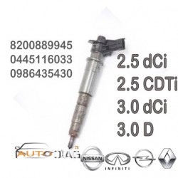 INJECTEUR BOSCH 0445116033 - 0986435430 8200889945 autodiag78.com