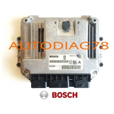 CALCULATEUR MOTEUR PEUGEOT 206 1.6 HDI BOSCH EDC16C34 0281011628,0 281 011 628, 9655924180 Calculateur Moteur|autodiag78
