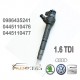 INJECTEUR BOSCH 1.6TDI 0445110476 0445110477 0986435241 autodiag78.com