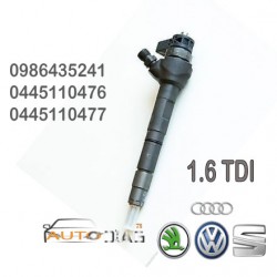 INJECTEUR BOSCH 1.6TDI 0445110476 0445110477 0986435241 autodiag78.com