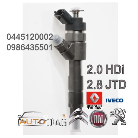 INJECTEUR BOSCH 0445120002 0986435501 0445120002 autodiag78.com